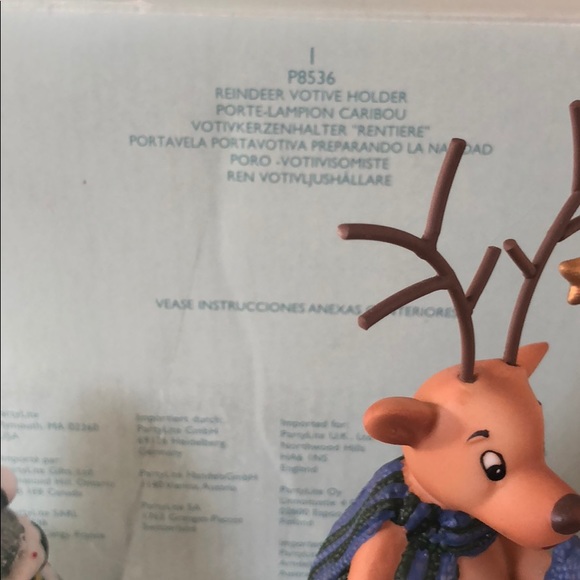 Partylite Reindeer Christmas Votive Holder - Picture 6 of 6